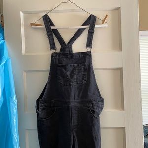 Rue21 ripped denim overalls